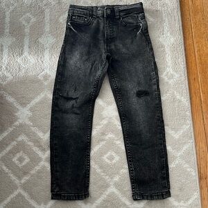 Boys Zara black jeans size 7.